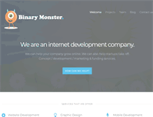 Tablet Screenshot of binarymonster.com